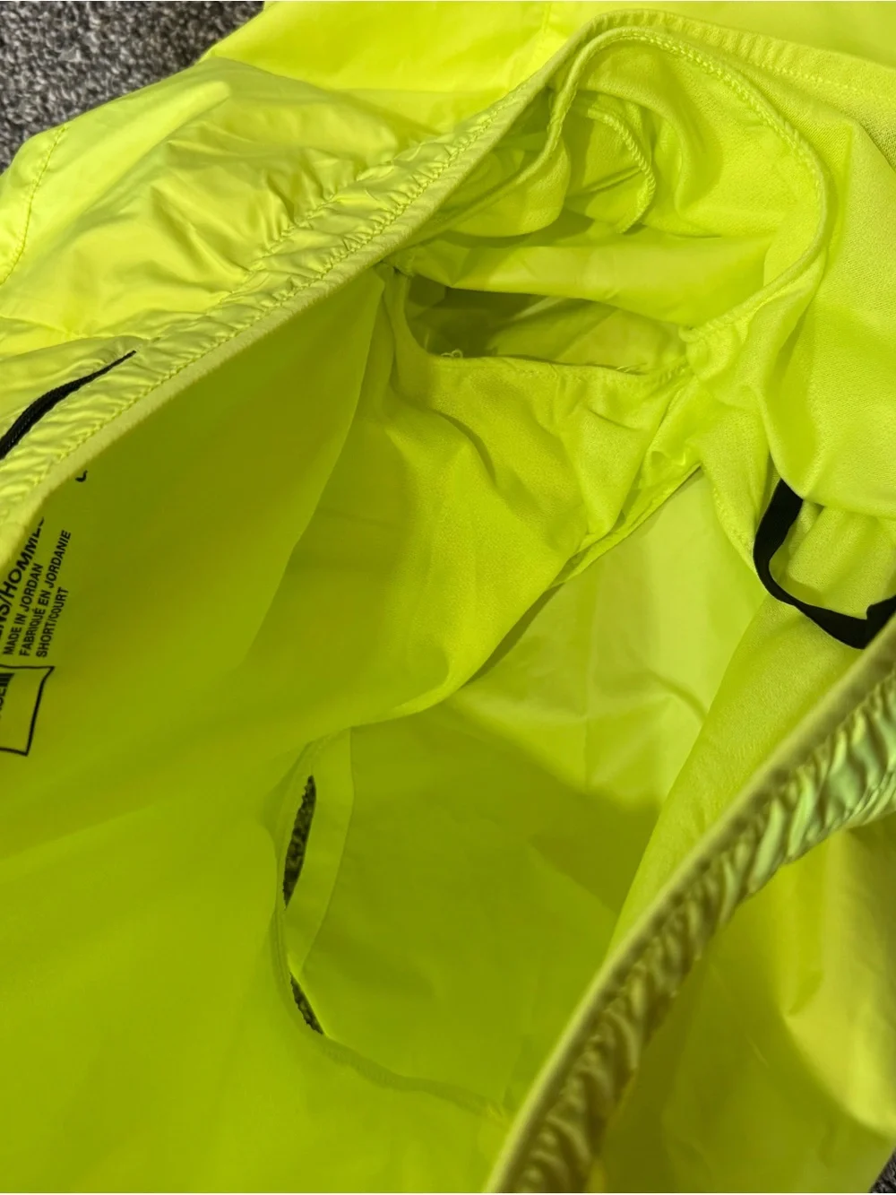 The North Face High-Visibility Yellow Athletic Shorts